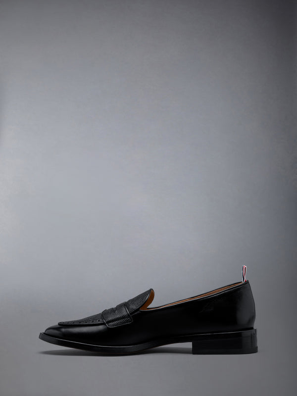 VITELLO LEATHER VARSITY PENNY LOAFER - image 5