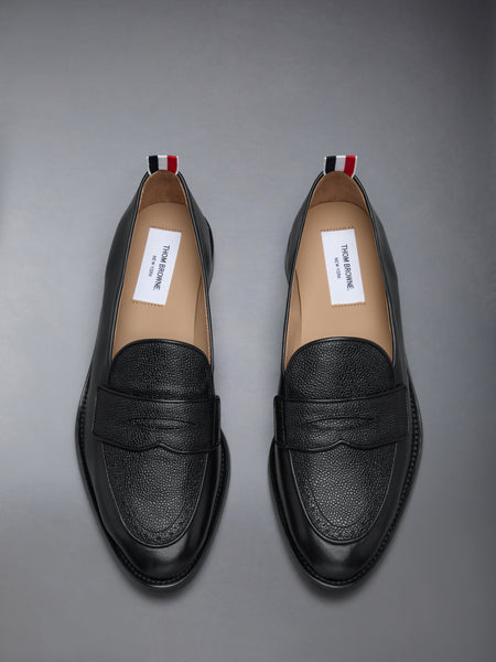 VITELLO LEATHER VARSITY PENNY LOAFER