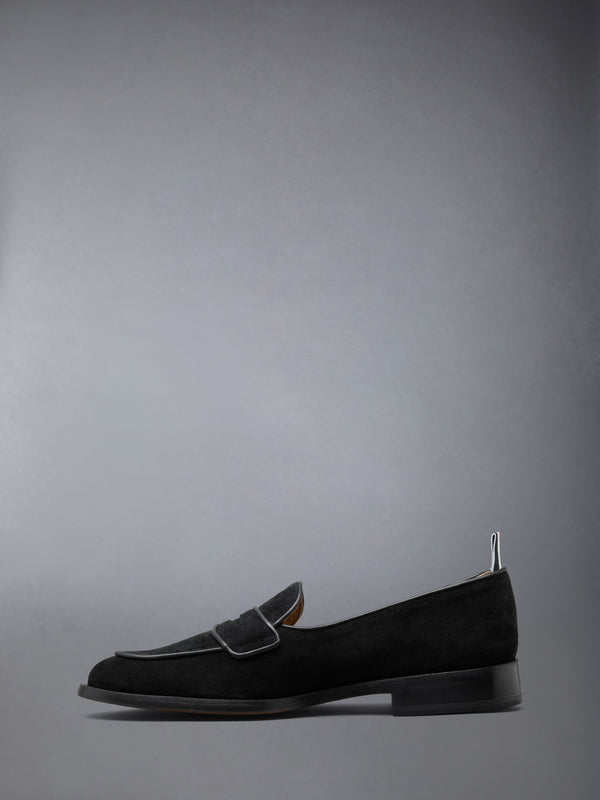 SUEDE VARSITY PENNY LOAFER - image 3