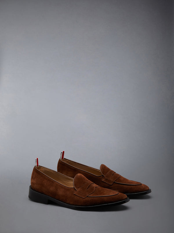 SUEDE VARSITY PENNY LOAFER - image 2