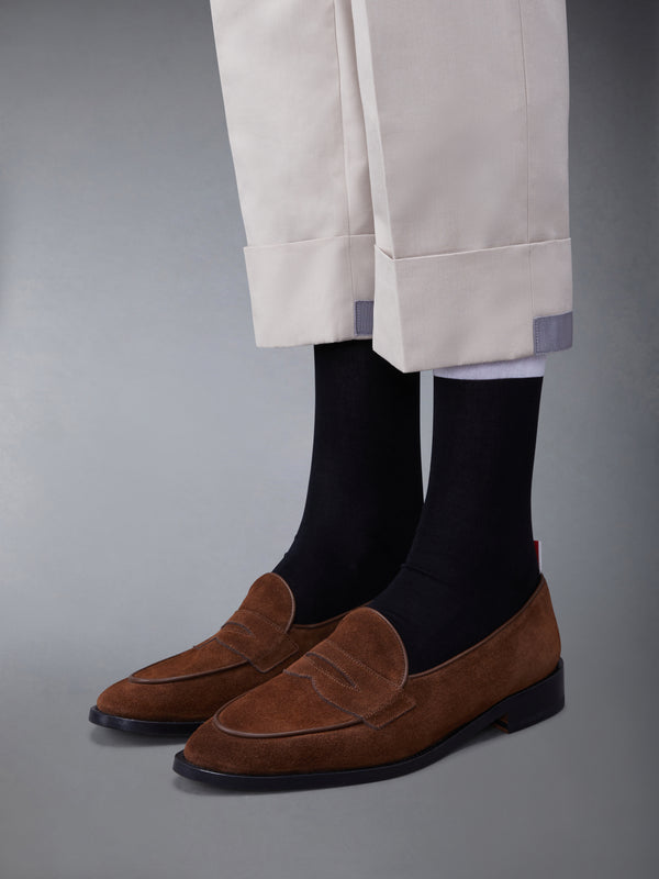 SUEDE VARSITY PENNY LOAFER - image 4