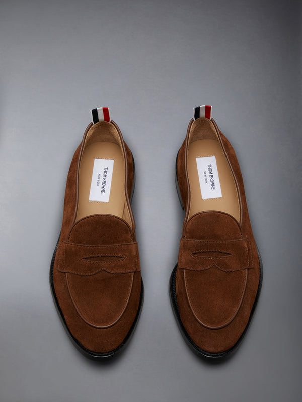 SUEDE VARSITY PENNY LOAFER - image 5