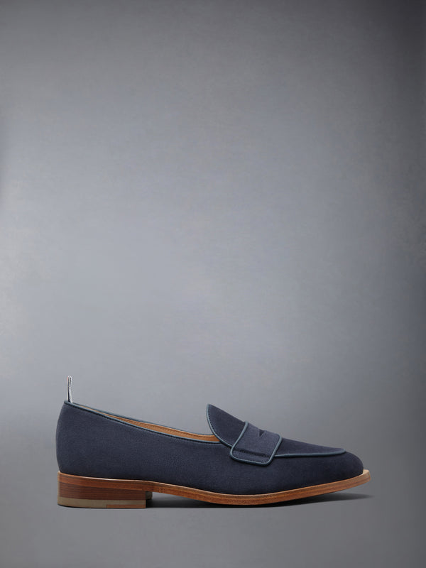 SUEDE VARSITY PENNY LOAFER - featured image