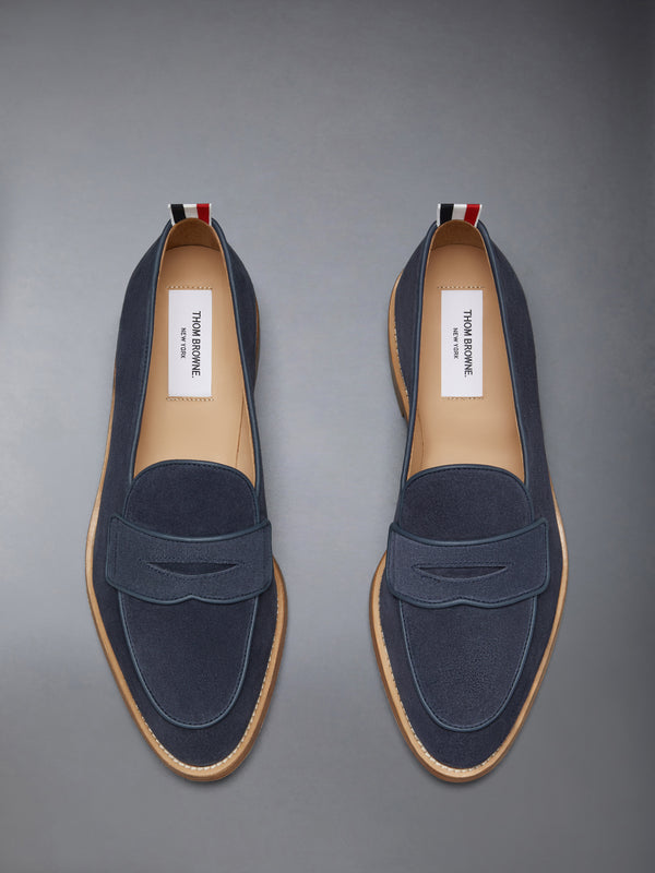SUEDE VARSITY PENNY LOAFER - image 4