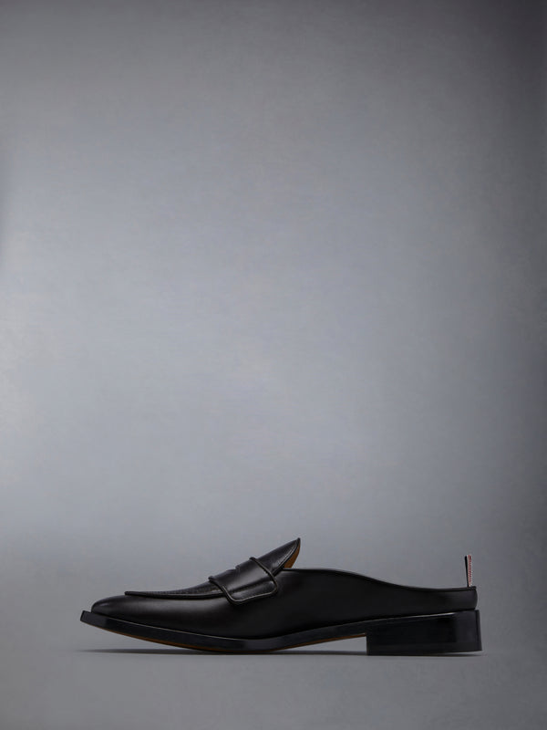 Box Calf Flexible Leather Sole Varsity Penny Loafer Mule - image 3