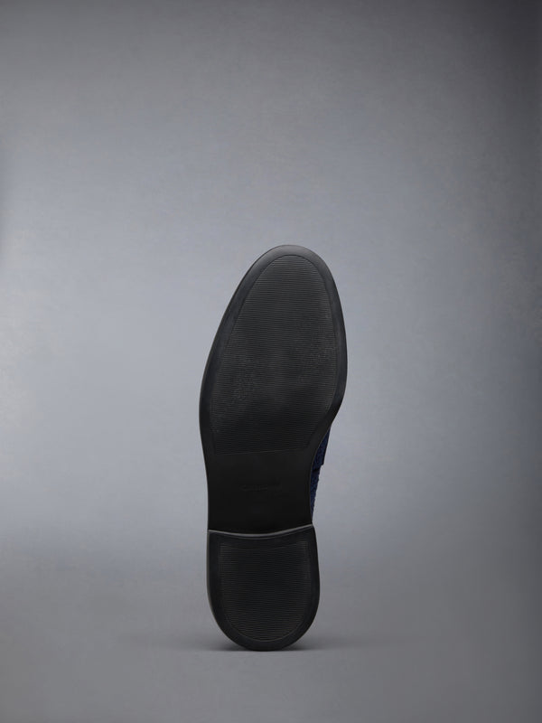 COTTON TWEED RUBBER SOLE CLASSIC PENNY LOAFER - image 6