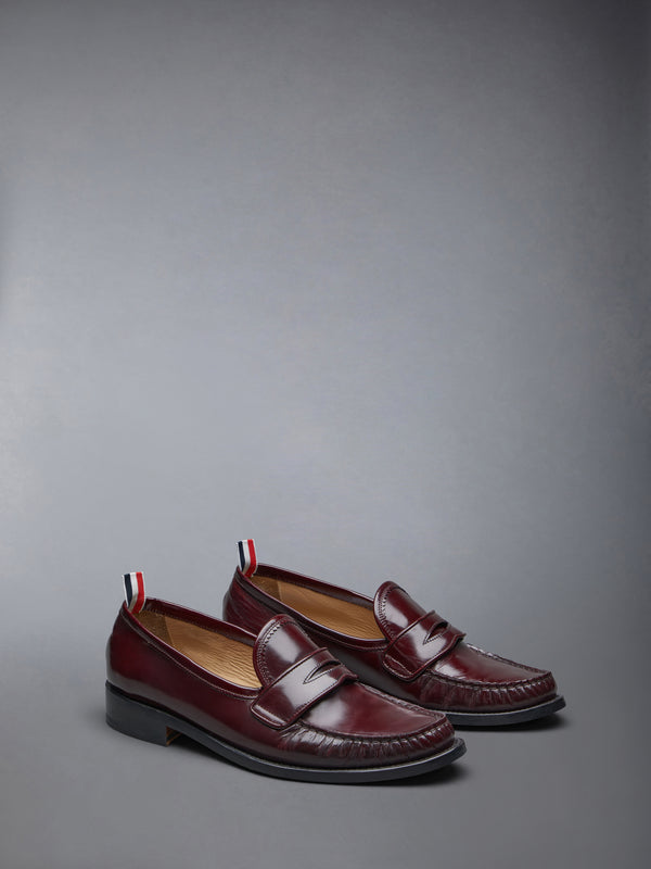 SPAZZOLATO PLEATED VARSITY LOAFER - image 2