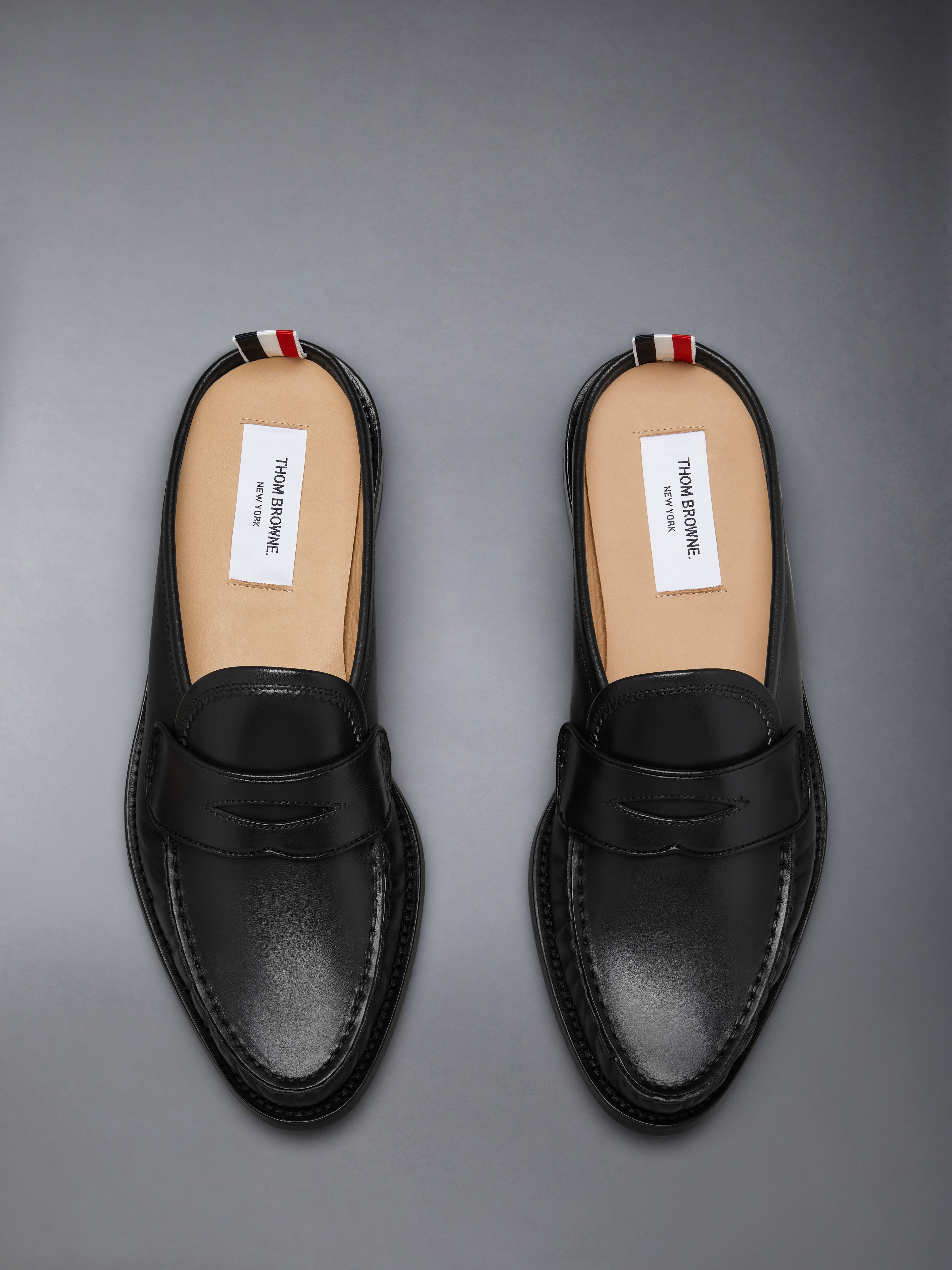 Thom Browne ベニーバー ローファー 黒　42ハーフ ペブルグレイン ペニーローファー | Thom Browne