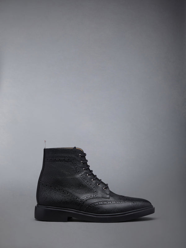 PEBBLE GRAIN WINGTIP BOOT - featured image