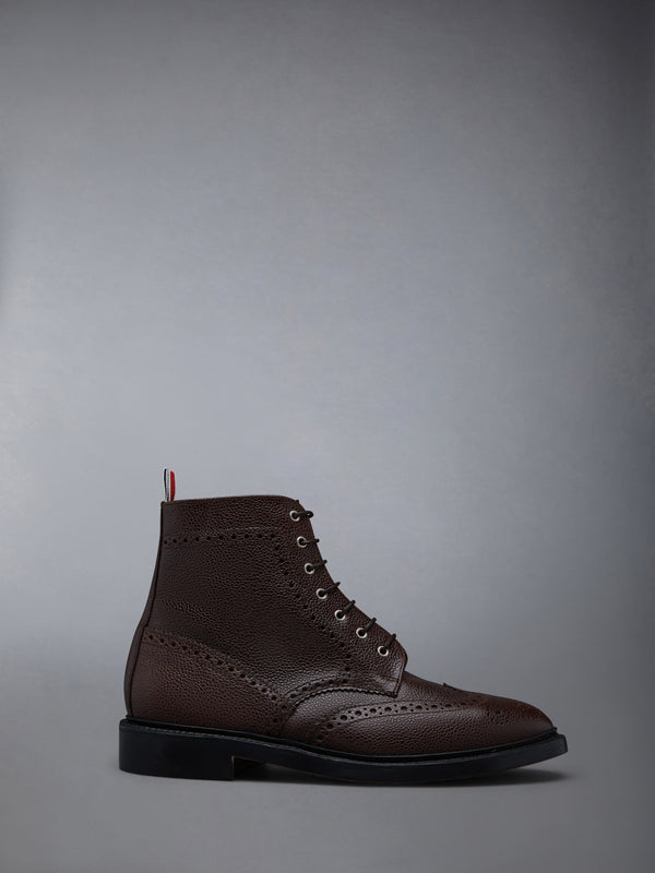 BOX CALF LIGHTWEIGHT RUBBER SOLECLASSIC WINGTIP BOOTS - featured image