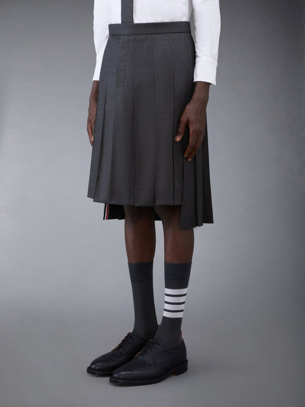 TWILL CLASSIC MIDI PLEATED SKIRT - image 2