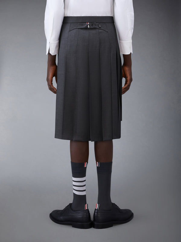 TWILL CLASSIC MIDI PLEATED SKIRT - image 3