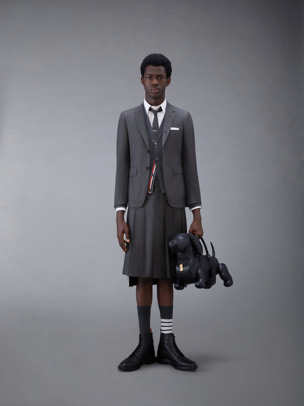 TWILL CLASSIC MIDI PLEATED SKIRT - image 4