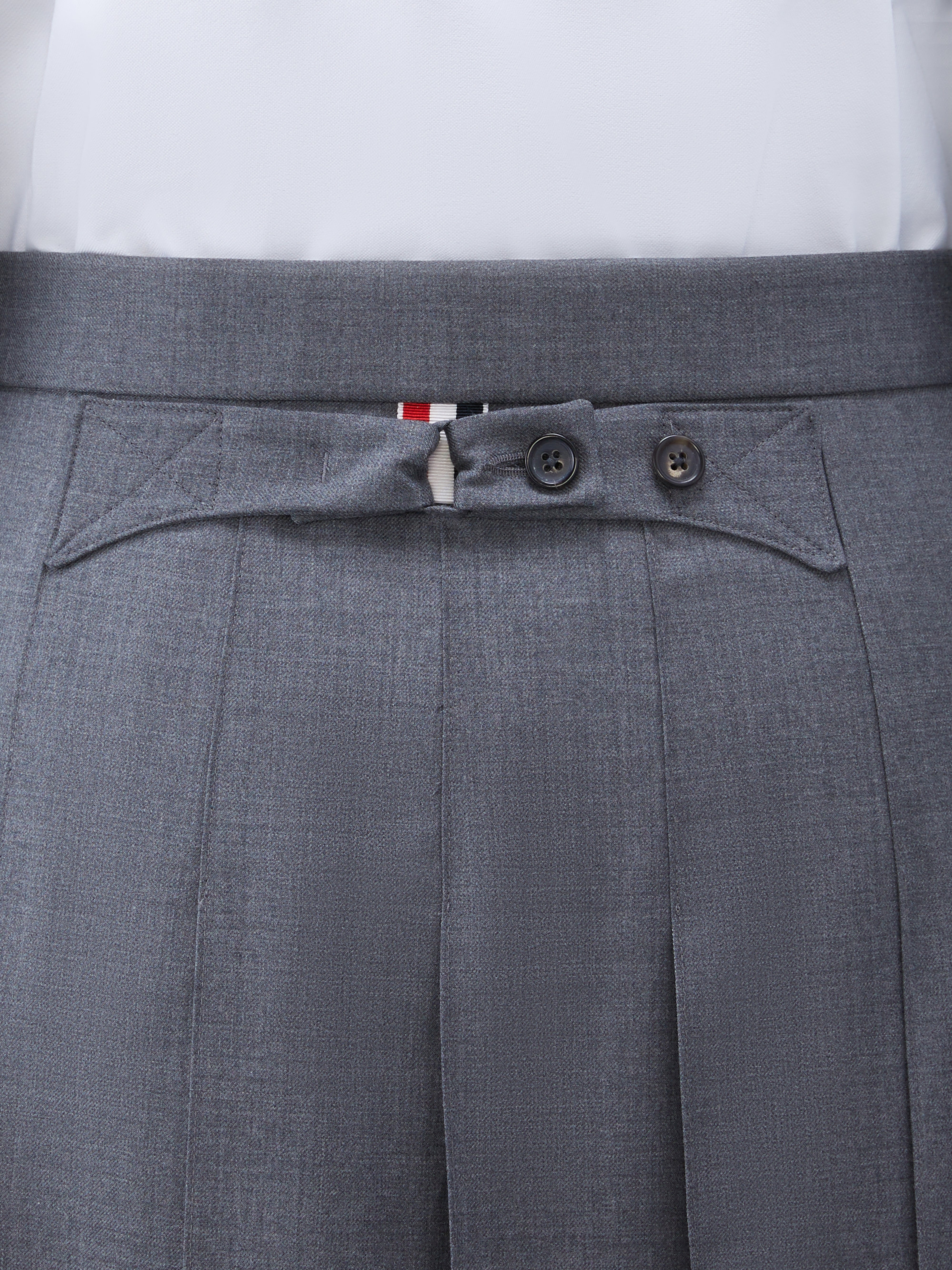 Thom Browne｜SKIRTS (FJK137A J0042 035) Fresco Mini Pleated Skirt | Thom Browne