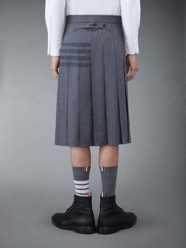 FLANNEL 4-BAR CLASSIC MIDI PLEATED SKIRT - image 2
