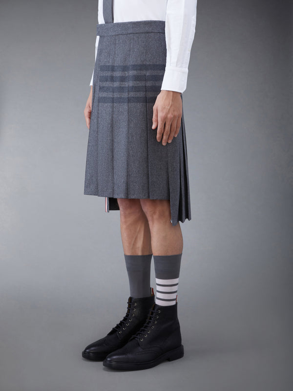 FLANNEL 4-BAR CLASSIC MIDI PLEATED SKIRT - image 3