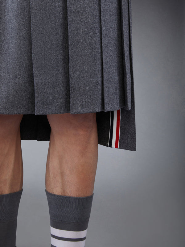 FLANNEL 4-BAR CLASSIC MIDI PLEATED SKIRT - image 5