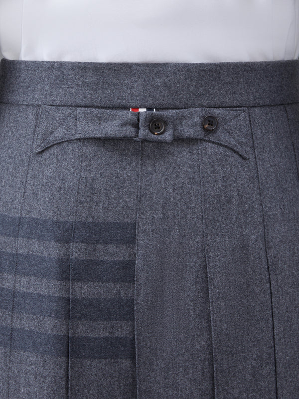 FLANNEL 4-BAR CLASSIC MIDI PLEATED SKIRT - image 6