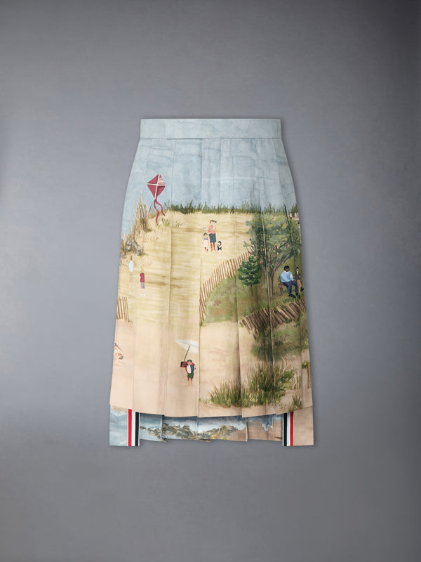 NANTUCKET SCENIC PLEATED SKIRT - featured image