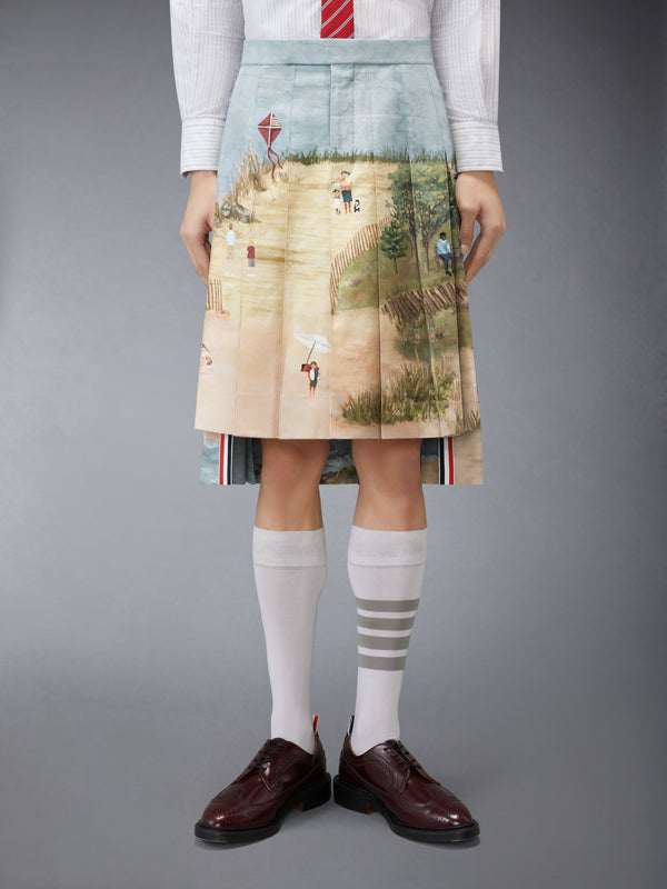 NANTUCKET SCENIC PLEATED SKIRT - image 1
