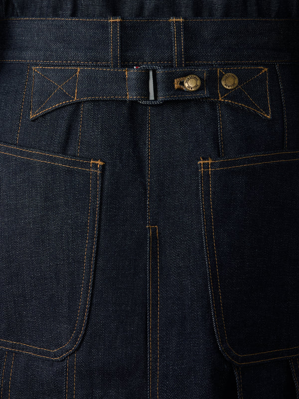 SELVEDGE DENIM 5-POCKET PLEATED SKIRT - image 5