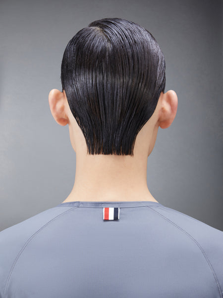 INTERLOCK 4-BAR COMPRESSION LONG SLEEVE TEE MED GREY