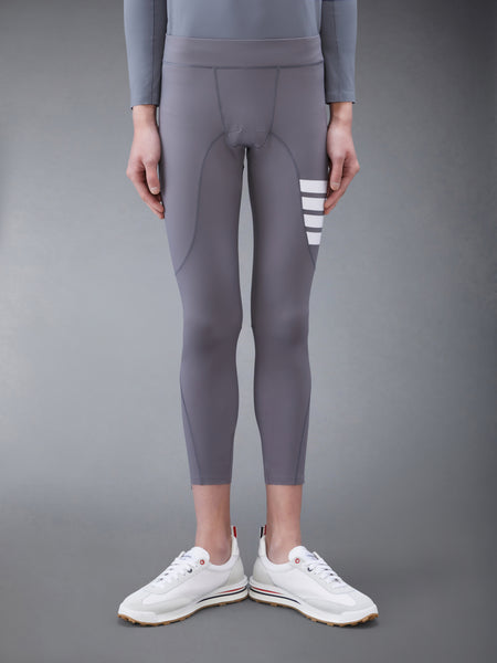 INTERLOCK 4-BAR COMPRESSION TIGHTS MED GREY