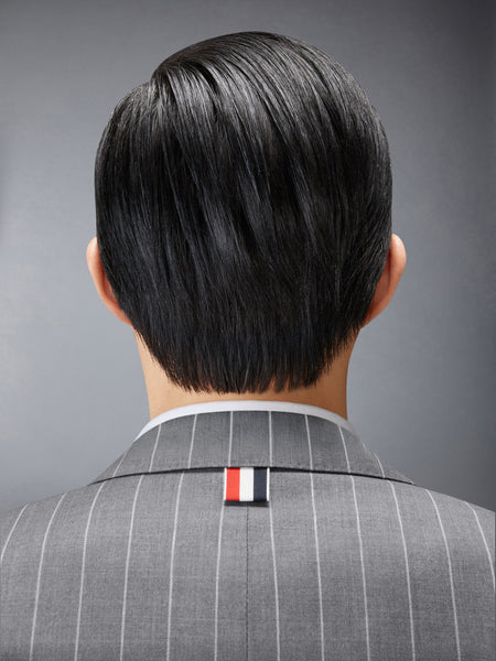FLANNEL CHALK STRIPE SPORTCOAT MED GREY