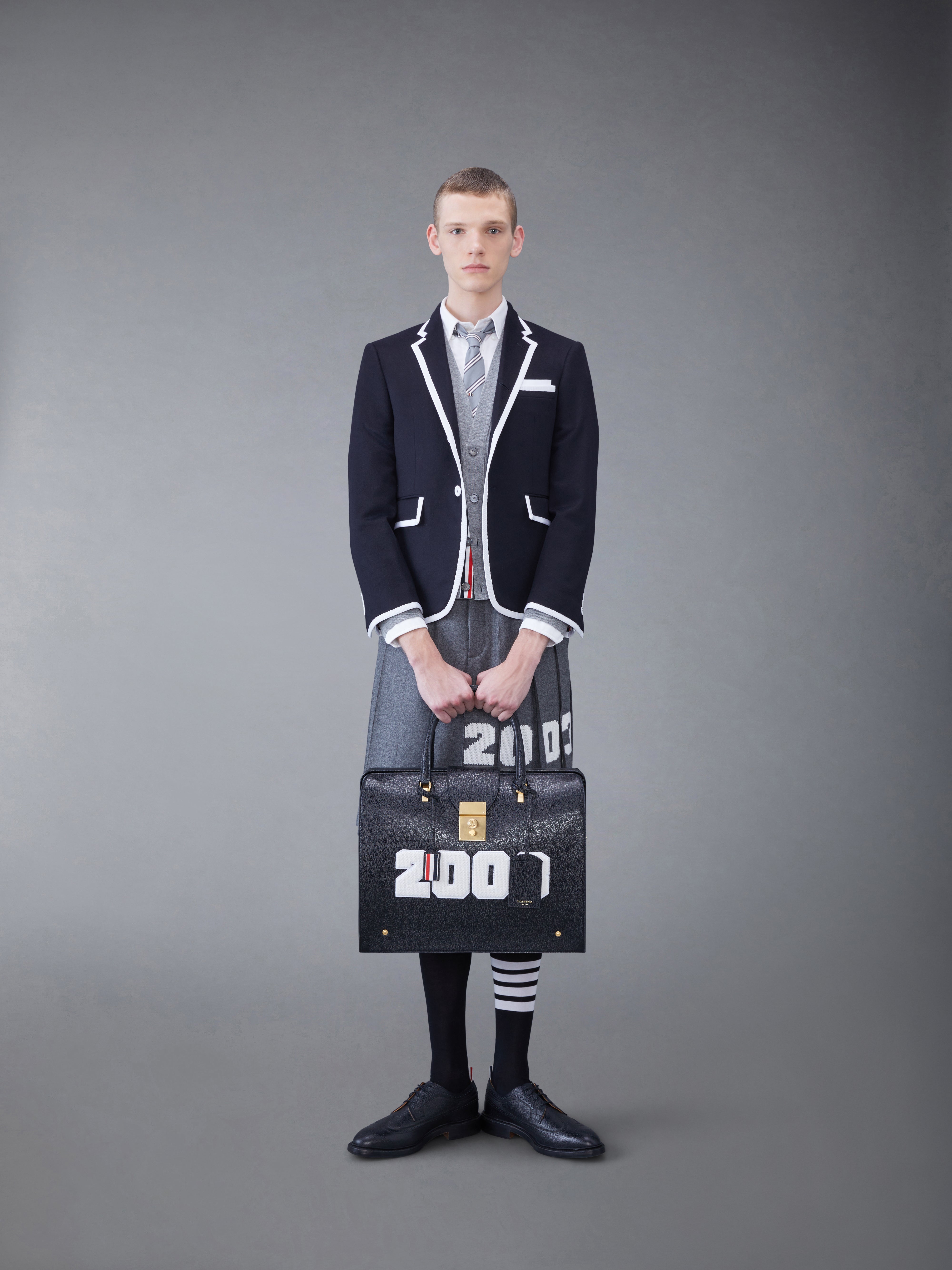 【関税込み】thom browne 'Funmix Classic Sport’ blazer Fun Mix Cashmere 2003 Classic Sport Coat | Thom Browne