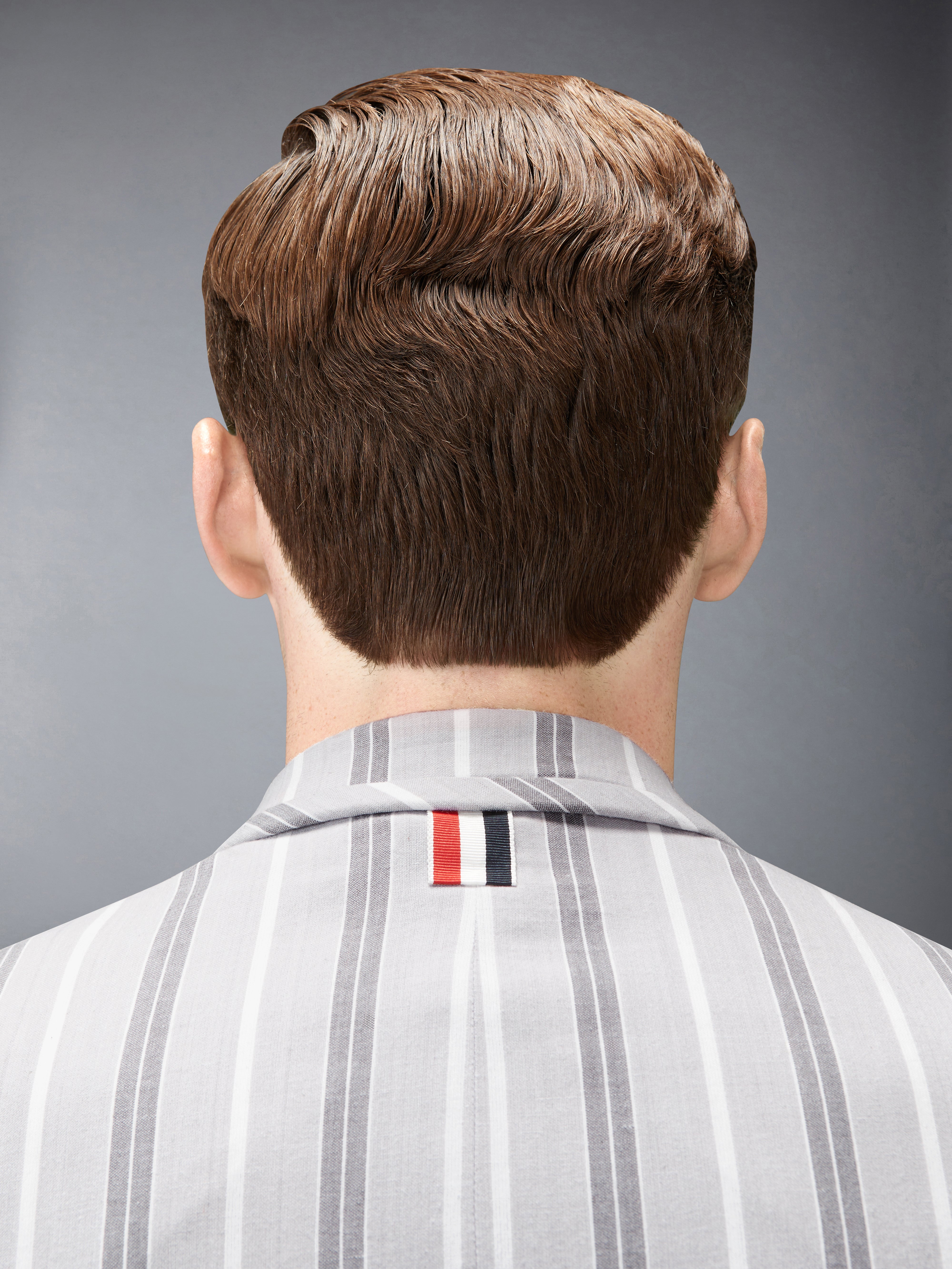 Madras Cotton Repp Stripe Sportcoat | Thom Browne