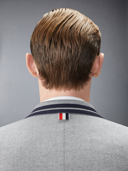 WOOL FLANNEL CRICKETING SPORTCOAT LT GREY