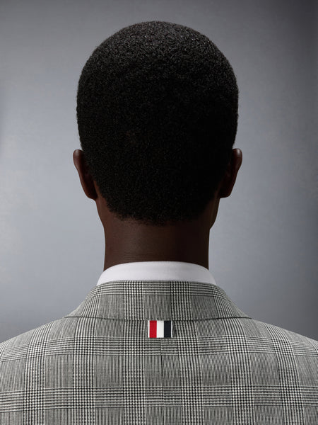 PRINCE OF WALES FRESCO WOOL ARMBAND SPORTCOAT BLK/WHT