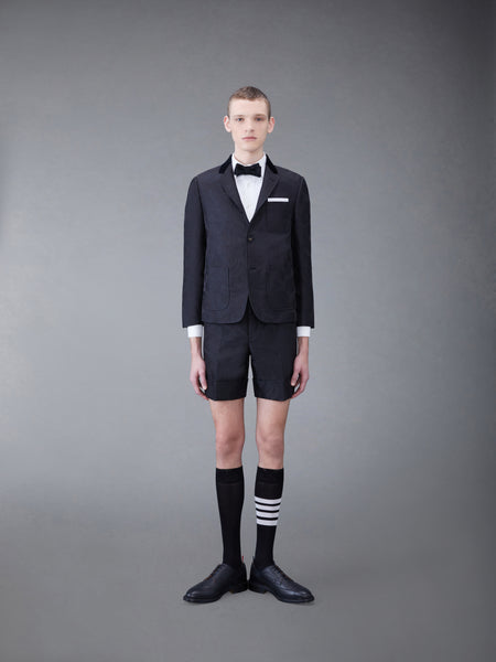 Paisley Jacquard Sack Sport Coat BLACK