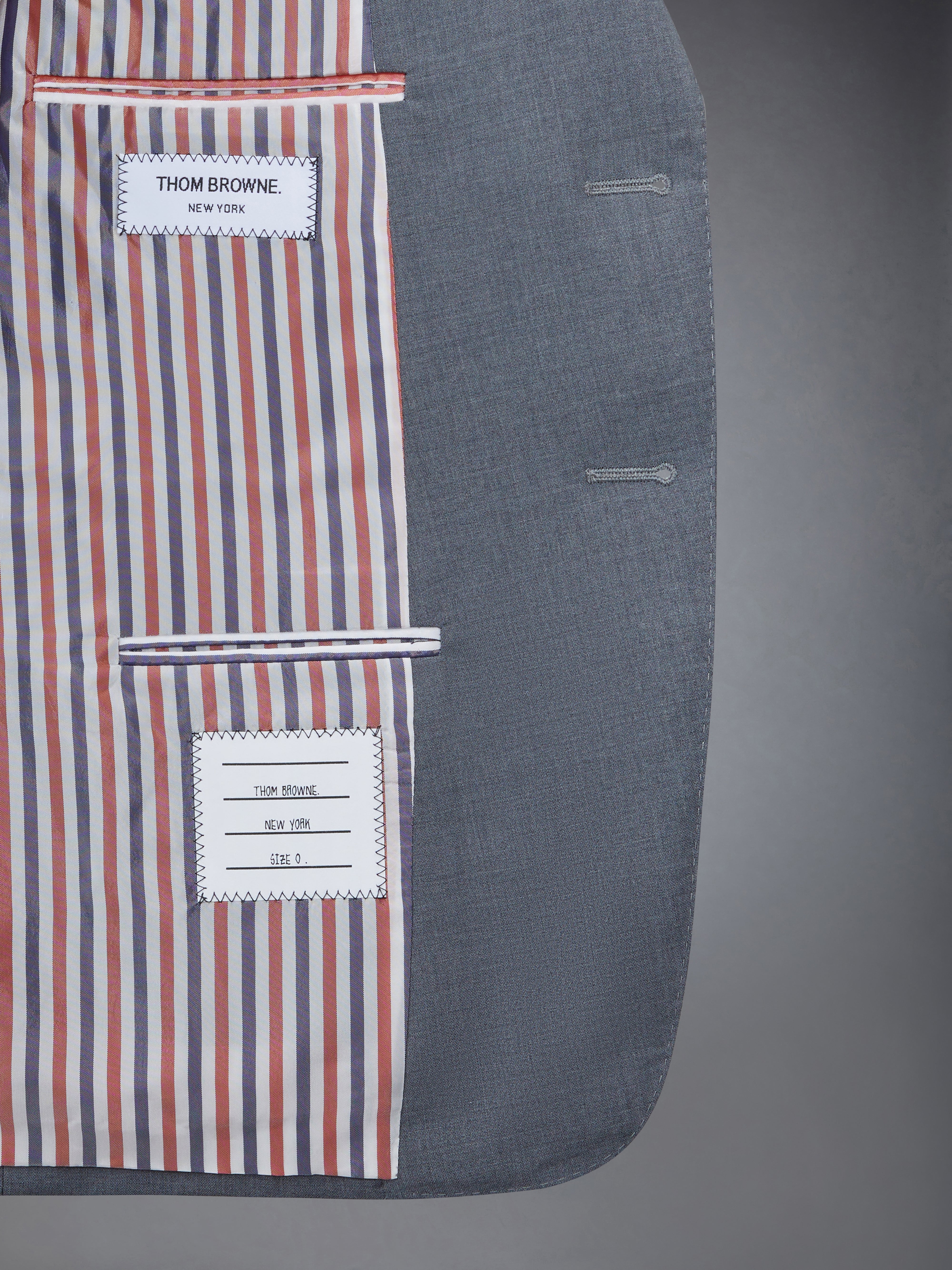 Plain Weave 4-Bar High Armhole Sportcoat | Thom Browne