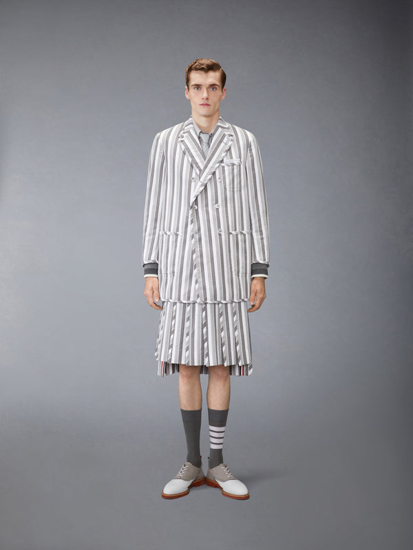 REPP STRIPE SEERSUCKER OVERSIZED SPORTCOAT - image 1