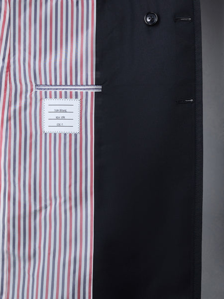 Funmix Duchesse Satin Collage Sport Coat BLACK