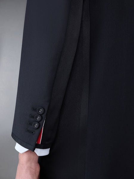 Funmix Duchesse Satin Collage Sport Coat BLACK