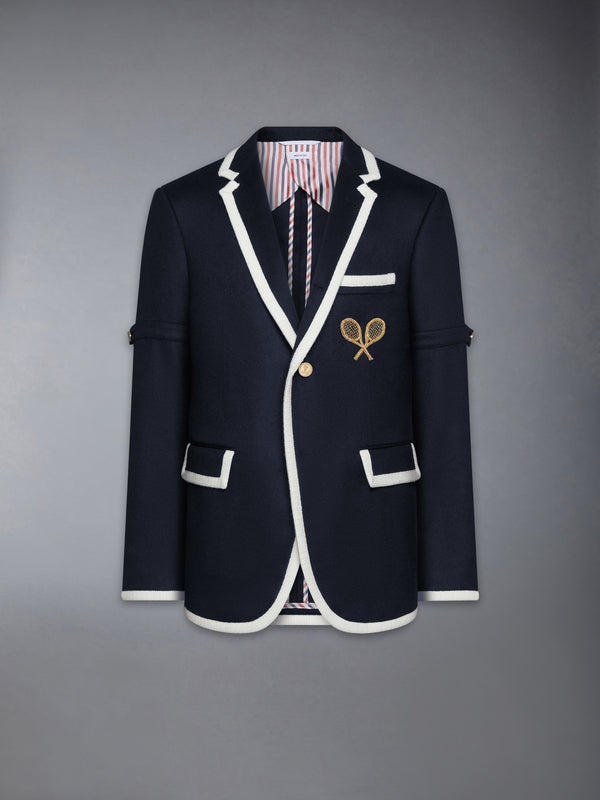 ZIBELINE TENNIS EMBROIDERY ARMBAND SPORTCOAT - featured image