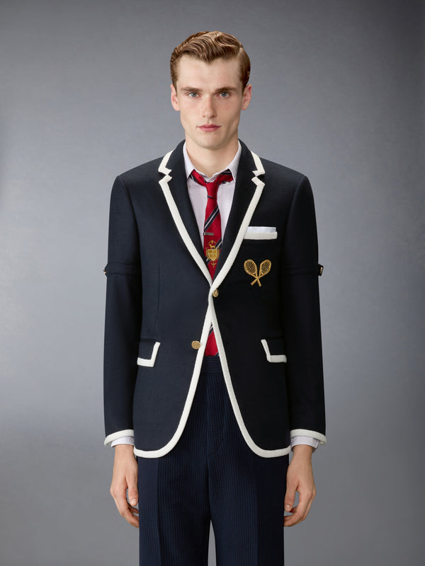 ZIBELINE TENNIS EMBROIDERY ARMBAND SPORTCOAT - image 1