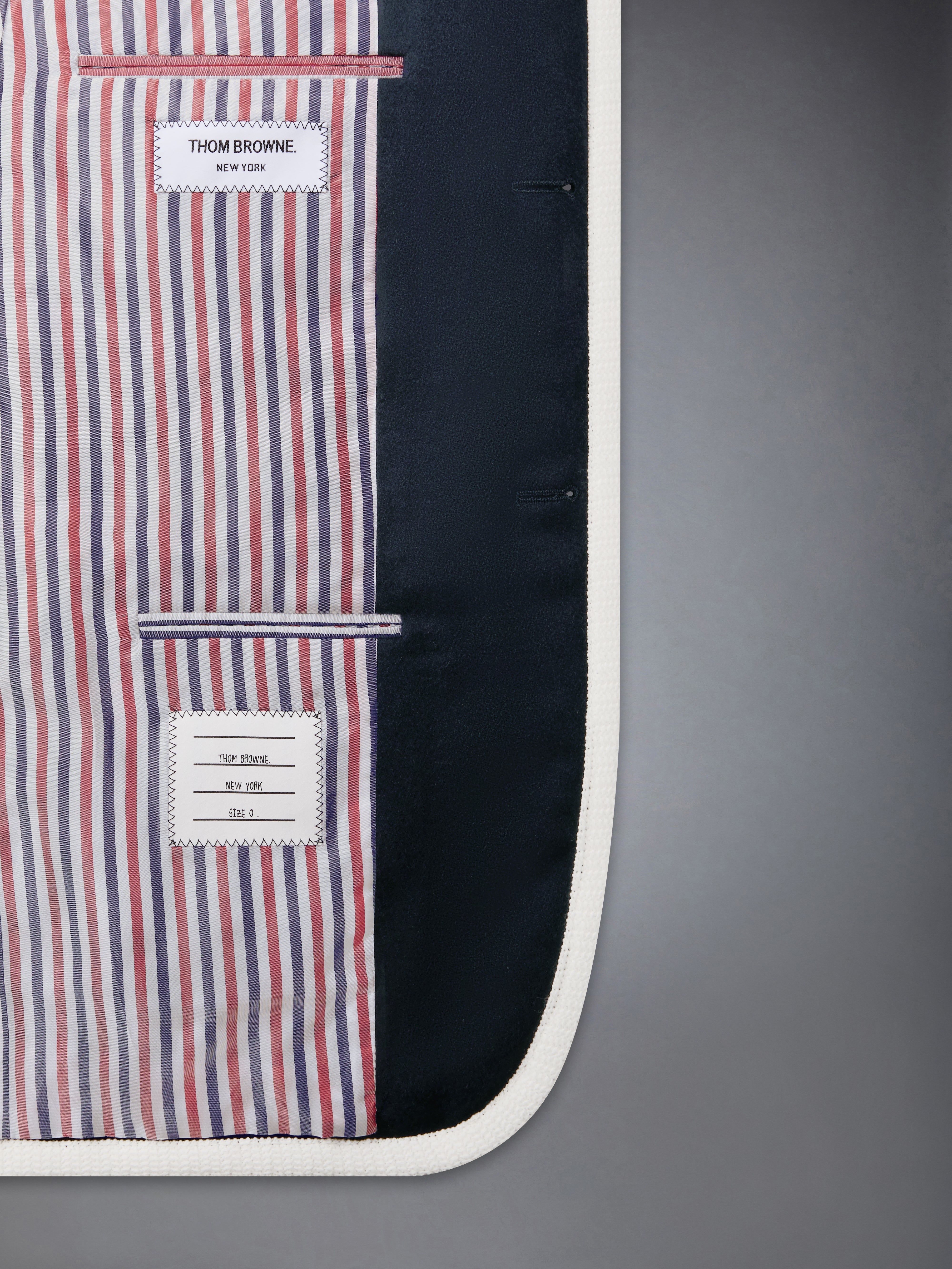 Zibeline Tennis Embroidery Sportcoat With Armbands | Thom Browne