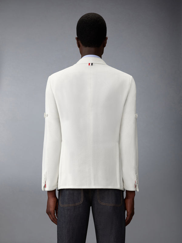 WOOL SEERSUCKER TENNIS EMBROIDERY ARMBAND SPORTCOAT - image 2