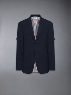 WOOL SEERSUCKER ARMBAND UNCONSTRUCTED SPORTCOAT