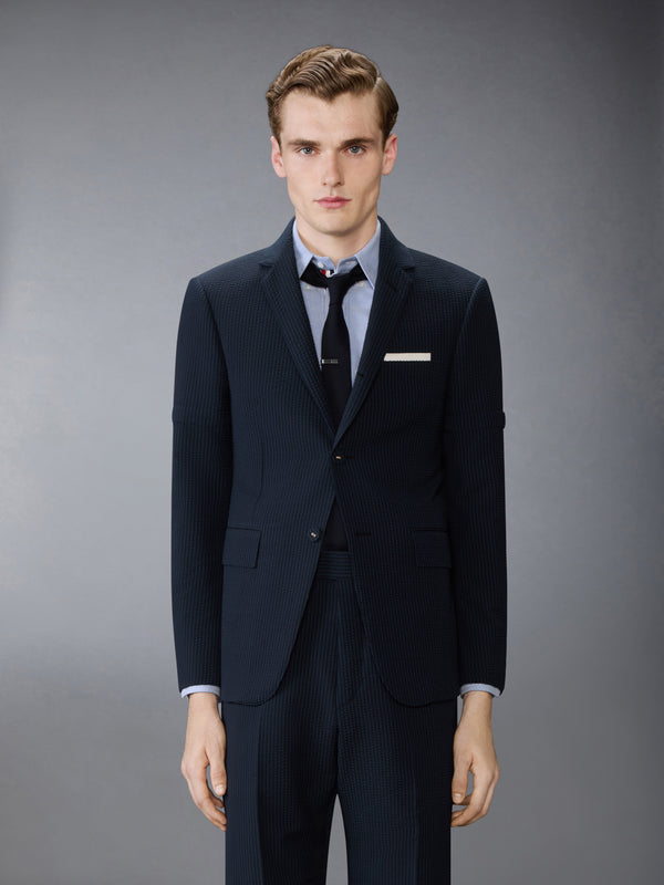 WOOL SEERSUCKER ARMBAND UNCONSTRUCTED SPORTCOAT - image 1