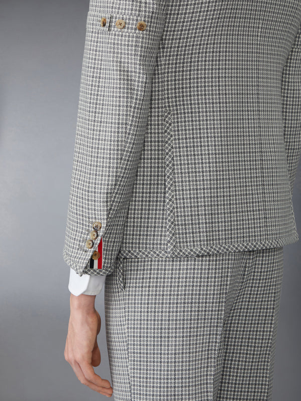 WOOL PIQUE GUNCLUB CHECK SPORTCOAT WITH ARMBAND - image 6