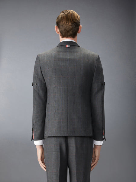 HIGH TWIST WOOL SPORTCOAT WITH ARMBAND DARK GREY