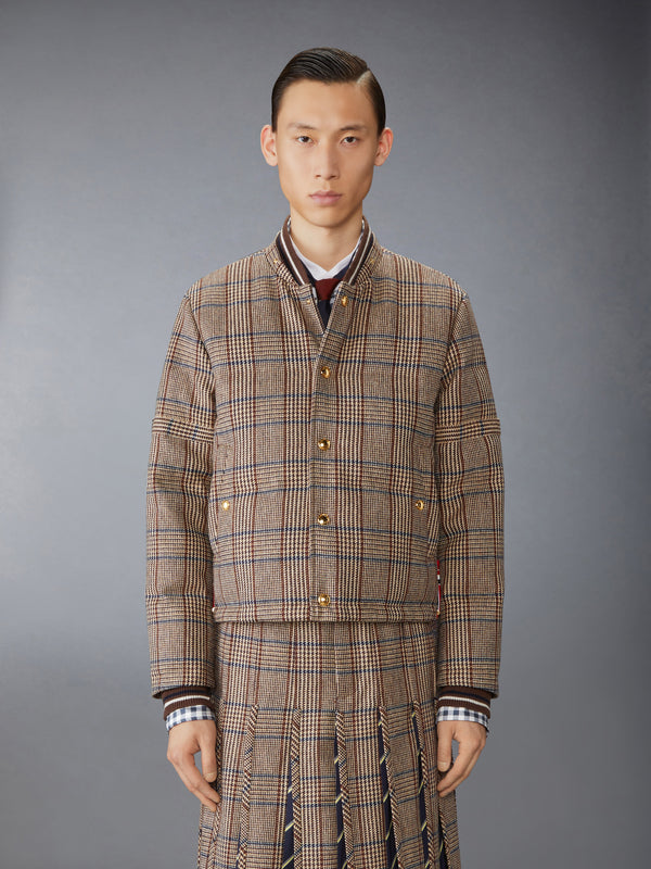 HUNTING TWEED 4-BAR DOWN FILL BOMBER JACKET - image 2