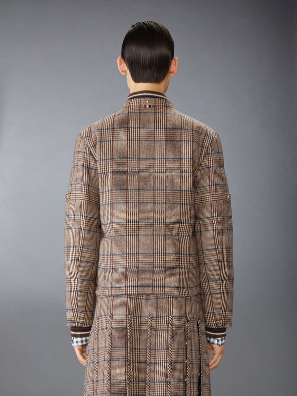 HUNTING TWEED 4-BAR DOWN FILL BOMBER JACKET - image 4