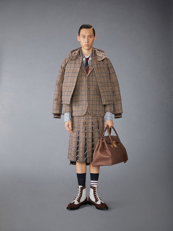 HUNTING TWEED 4-BAR DOWN FILL BOMBER JACKET - image 5