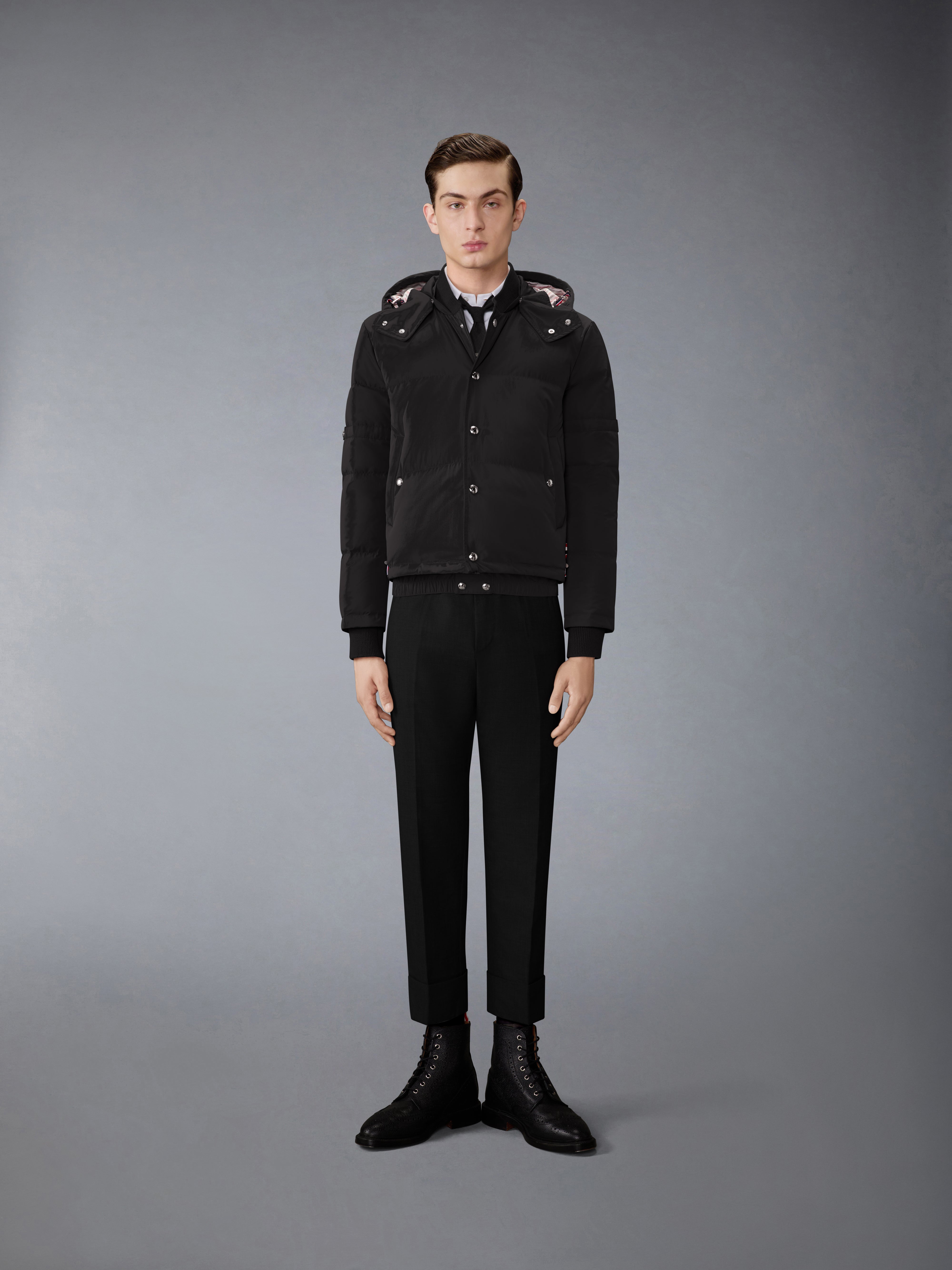 Poly Tech Down Filled Armband Bomber Jacket | Thom Browne