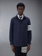 POLY TWILL DOWN FILL SHIRT JACKET - NAVY